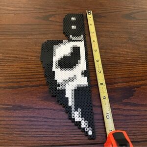 Scream Ghostface Perler Bead Pixel Art